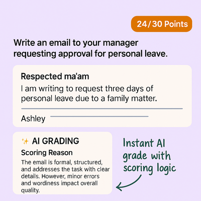 Get Instant, AI-Graded English Scores's thumbnail