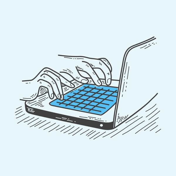 Look at keyboard image
