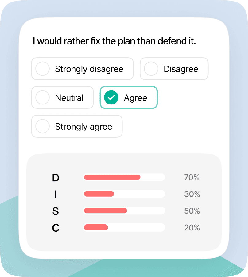 Psychometric: Candidate view